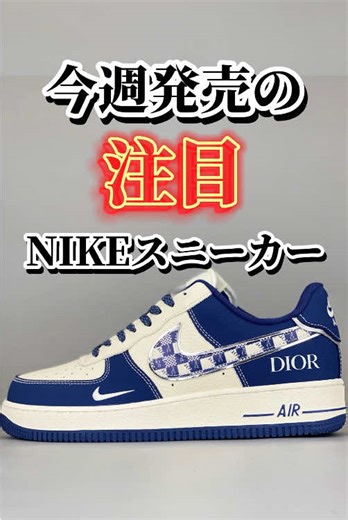 Nike Air Force 1'07 Low「Dior」スニーカー紹介