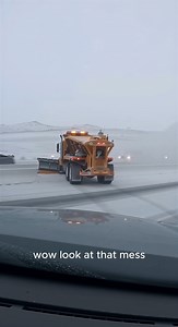 823K views · 627 reactions | Snowplow Spray Blinds Driver, Leading to...