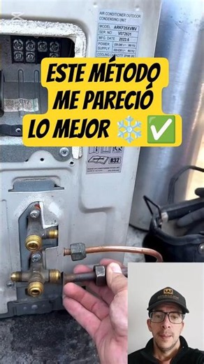 Pressurizing an AC outdoor unit ❄️