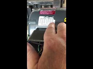 Baldor Motor incorrect wiring, overheating motor