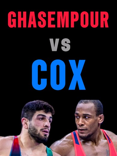 USA vs Iran: J. Cox vs K. Ghasempour Wrestling Showdown