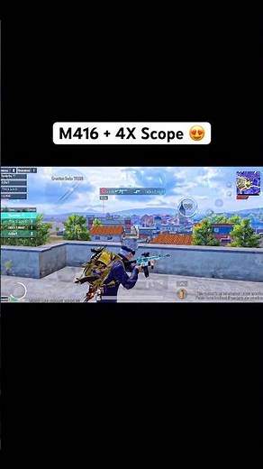 M416 + 4X Scope Combo is INSANE 😍 #pubgmobile #pubg