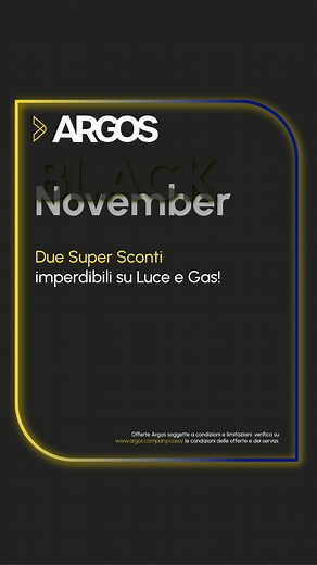 È arrivato il 헕헹헮헰헸 헡헼혃헲헺헯헲헿 헔헿헴헼혀!   Per tutto il mese, 혰혧혧혦혳혵혢 혪혮혱혦혳혥혪혣혪혭혦 su 혓혶혤혦 혦 혎혢혴 혊혢혴혢: attiva ora la tua offerta al prezzo più competitivo dell’anno! | Argos Connette l'Energia | Facebook