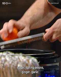 Take a quack at Callum's duck noodles with a mandarin twist! 🦆🍊 #MasterChefAU #BackToWin | Coming Soon to Channel 10 and 10 Play | MasterChef Australia