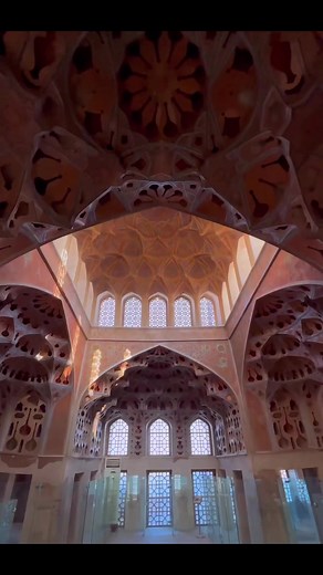 The magical music room of Ali Qapu Palace in Isfahan-Iran. It dates back to 1600s Persia. | Iran Photos