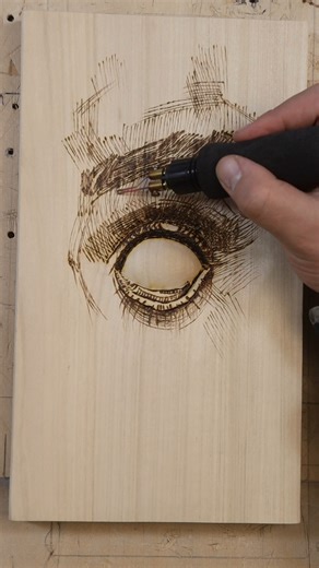 16K views · 58 reactions | Eye!!!! Wood carving, pyrography #wooddesign | Oleksandr Hrytsai. Wood Carving | Facebook