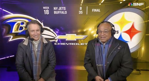 Mike Tirico Proved Why He's The Best NFL Announcer Right Now With His "10/10" Call On Final Play Of Steelers-Ravens SNF Thriller [VIDEO]
