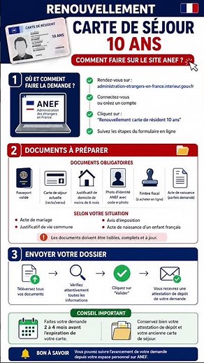 Comment renouveler son titre de séjour en ligne ANEF #prefecture #resident #sanspapiers