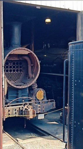 Canadian National 31 in the Shed at Strasburg Rail Road