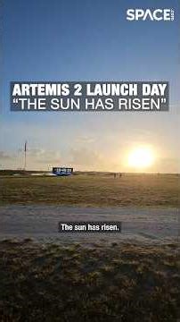 Artemis Launch Day Update 🚀 Sun Rises at KSC #space #nasa #artemis2 #update