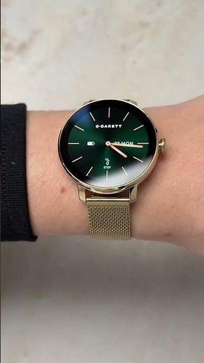 Zegarek Garett 5904238487228 Smartwatch Garett Muse Złoty Mesh | ZEGAREK.NET #Garett