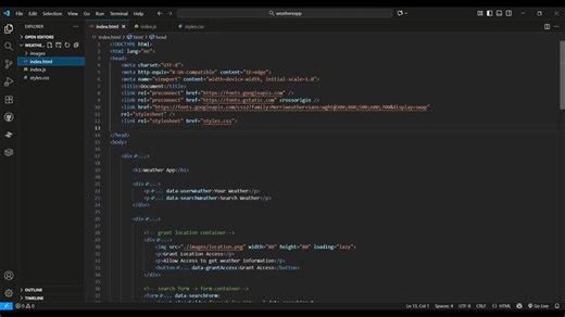 Building My Weather App: A Journey with HTML, CSS, and JavaScript Hey everyone! I m excited to share my latest project—a simple yet functional weather app built using HTML, CSS, and JavaScript… | Md Rehan Ashraf