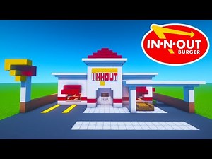 Minecraft Tutorial: How To Make A In-N-Out Burger "2021 City Build"