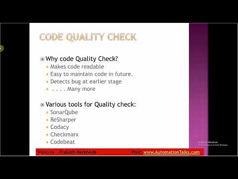 CICD for Automation Testers - 13.1. Code Quality Check - Why Static Code Analysis - Selenium