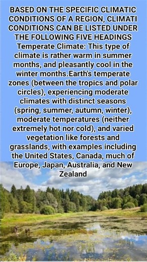 The Earth's#Temperate Climate#learn#studyonyoutube#