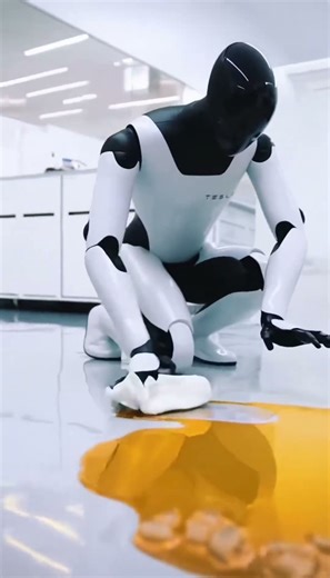 Optimus + CleanApp #tesla #optimus #optimusrobot #teslaai #ai #funny