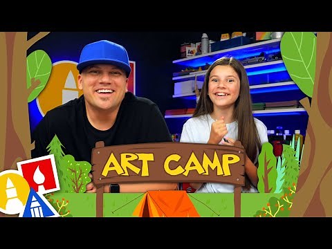 Summer Art Camp With Art For Kids Hub - #CampYouTube draw #withme
