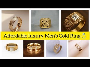 💍 Affordable Luxury Stylish Men’s Gold Ring Designs 2026 | Trendy & Modern Styles ✨