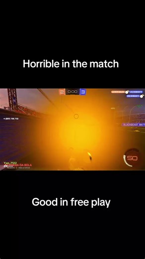 Rocket League: Free Play vs. Match Performance
