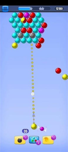 Perfect Shot in Bubble Shooter! 🎯 Most Satisfying Gameplay #shorts
