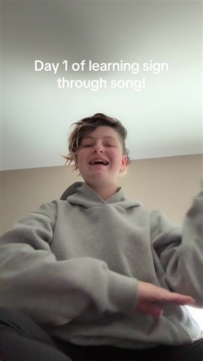 Day 1: My body is my buddy! I would love advice in the comments on what could change/be fixed! #asl #sign #signlanguage #music #learning