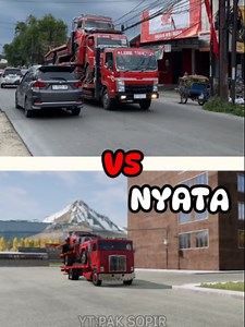 TOWING MENOWING TOWING DIDUNIA NYATA 😂#beamngdrive #truk #ets2 #bus #fypp
