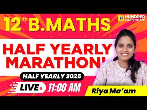12th Business Maths Half - Yearly Revision 2025 #12th #halfyearlyexams #exam #businessmaths