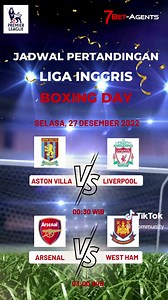 Tanggal-tanggal tua gini dompet lagi tipis karena belom gajian. Bener nggak? Nah, kamu bisa manfaatin momen Boxing Day Liga Inggris #fyp #league