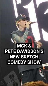 mgk & Pete Davidson will release a new sketch comedy show! This was at XXCon in Cleveland on Aug 8