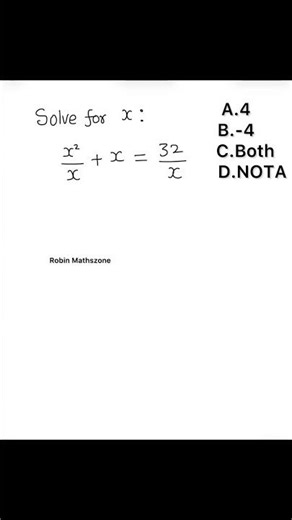 Maths algebra question #maths #mathematics#ssccgl #ssc