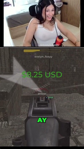 Streamer Gana Dinero Real Jugando: ¡A Por los 7 Euros! #shorts