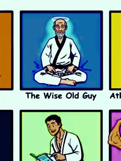 Every Type Of Jiu Jitsu Practitioner: The Wise Old Guy & The Athletic Youth