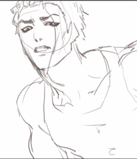 Gitae animation, I was gonna do the Daniel spin kick too but I forgot does he let the punch connect n uses its power or does he just dodge. Also I fear Krita will crash for an animation longer than a 3 sec clip #lookism #gitae