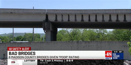 48 INVESTIGATES: Bad Bridges, 8 Madison County bridges in “poor” condition