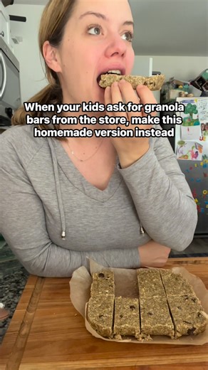 Homemade Granola Bars. Recipe Pinned in the comments. | Mindfully Made Motherhood