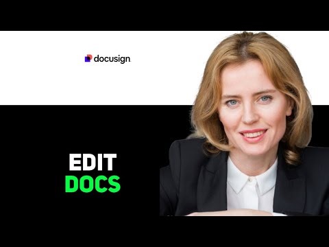 How to Edit a DocuSign Document 2025
