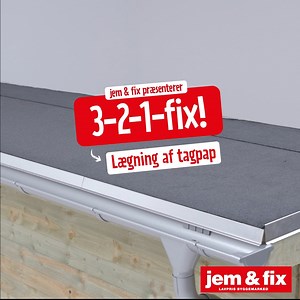 Se, hvordan du lægger tagpap: jemogfix.dk/Læg-tagpap Selvbyggerpap kan både bruges til renovering og til helt nye tage, og du undgår brug af åben ild, da det har selvklæbende kanter. Når det er rullet ud, skal det blot sømmes fast og klæbes sammen🔨 | jem & fix Danmark