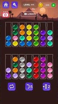 Ball Sort Master Level 111 Answer