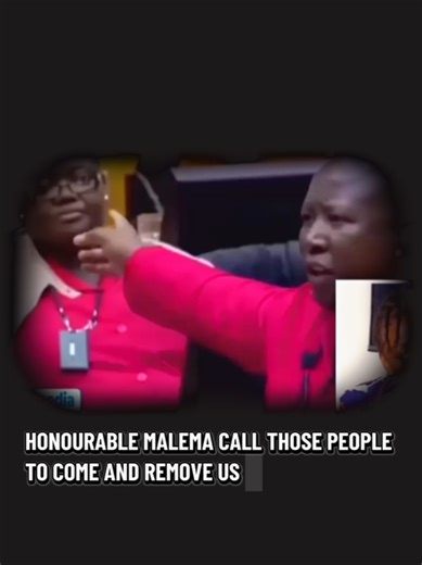 Malema's Stand: Refusing to Leave the House