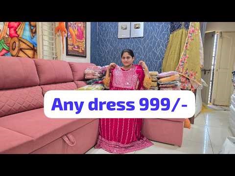 🔴Live, Rs.3,000/- Worth Dress @999/-, Order 7396265306