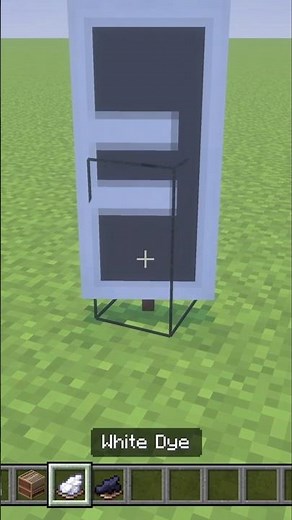 How to make the number 3 in Minecraft banner easy #minecrafttutorial #minecraft #minecraftbuilding