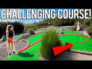 So Many Challenging Holes at this Mini Golf Course! - How Low Can We Go?