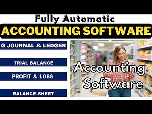 FULLY AUTOMATIC ACCOUNTING SOFTWARE IN EXCEL G-JOURNAL LEDGER TRIAL BALANCE PROFIT & LOSS B-SHEET