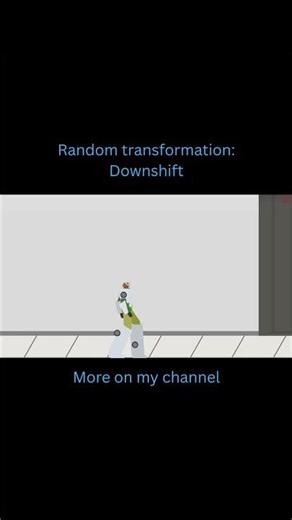 Random transformation: Downshift #transformer #autobots #sticknodes #animation