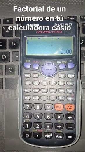 Cómo calcular el Factorial de un número en tu calculadora Casio #calculadoracientifica#parati #maths