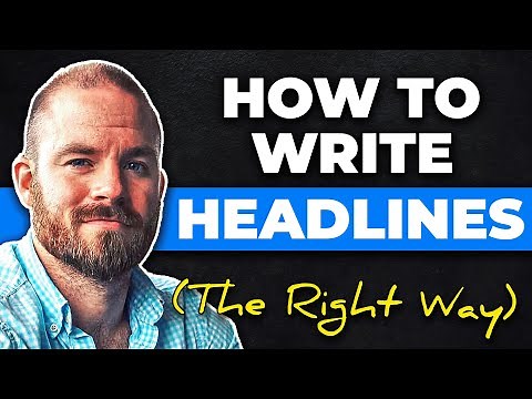 Headlines Copywriting Crash Course | How To Write Headlines (The RIGHT Way)
