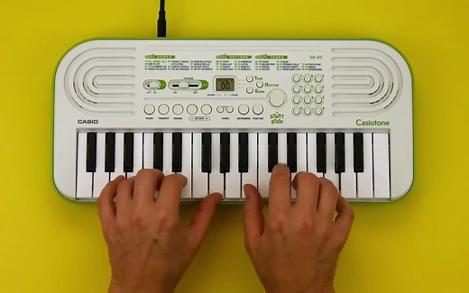 Casio SA50迷你电子琴演示—键盘中国