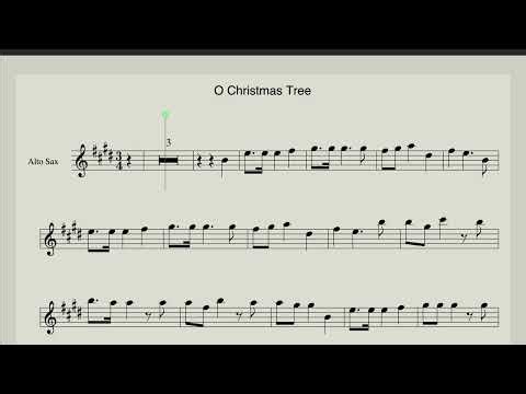 O Christmas Tree - Sheet Music for Saxophone Alto