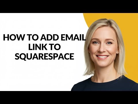 How to Add Email Link to Squarespace - Julia'sTutorials