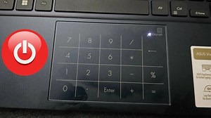 Asus Vivobook Turn Numpad ON or OFF